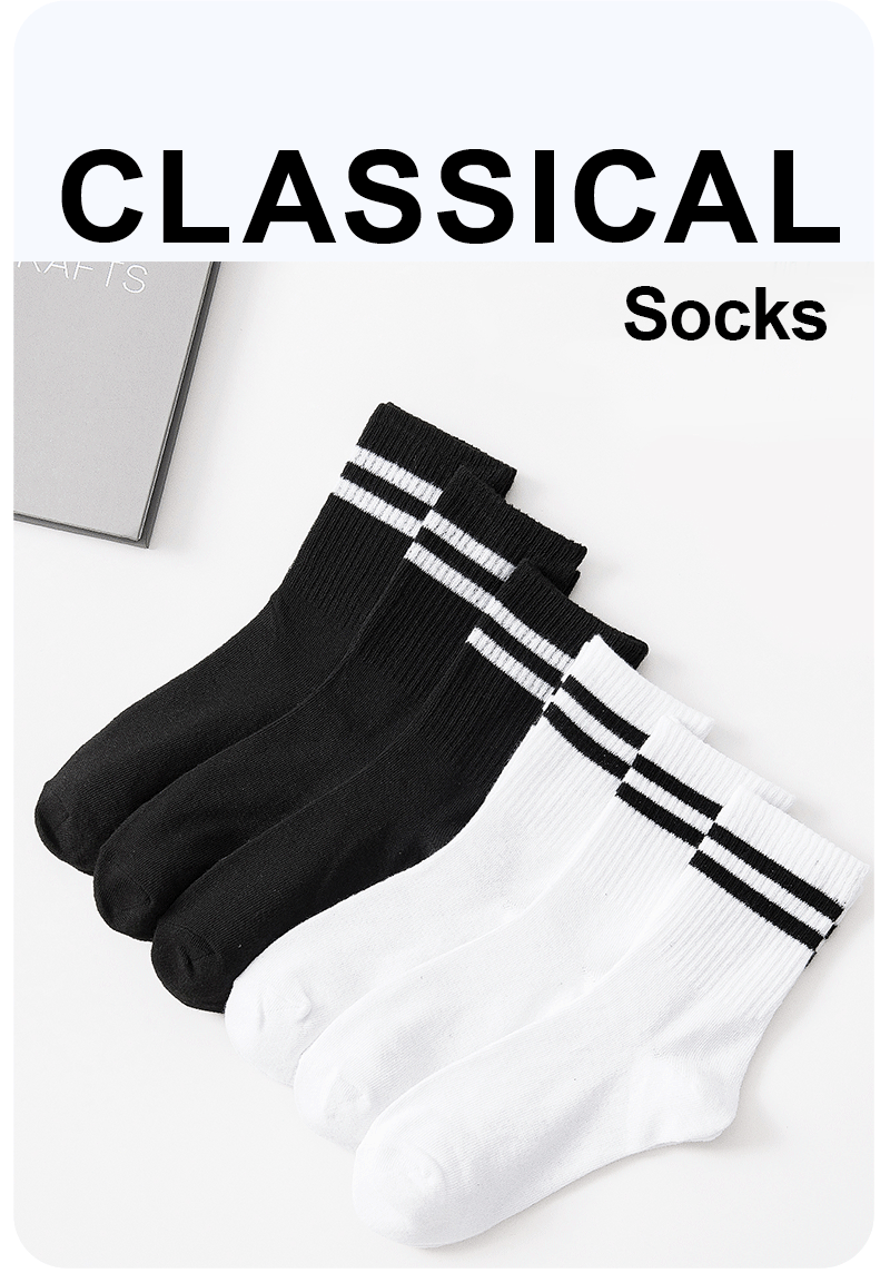 Men's Crew Socks (6–20 Pairs) – Breathable Sport - 3KDyn
