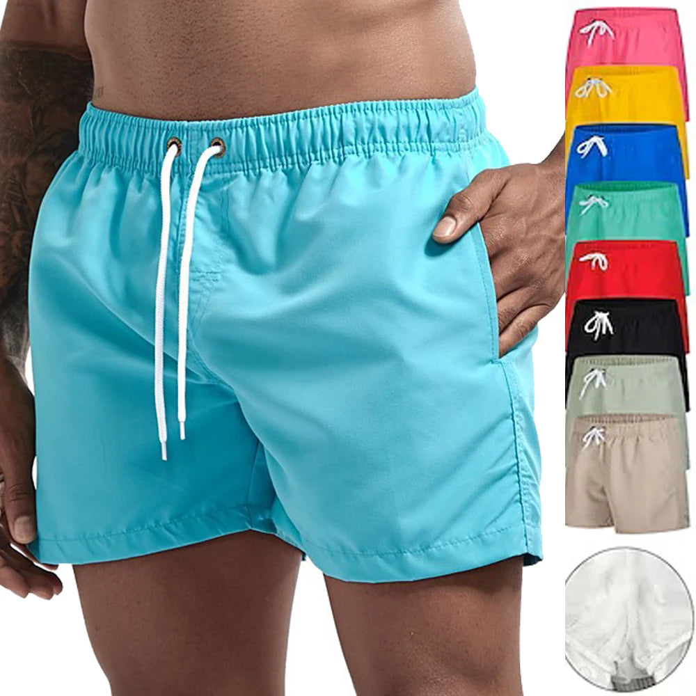 Men’s quick-dry swim trunks with pockets – beach board shorts | 3KDyn