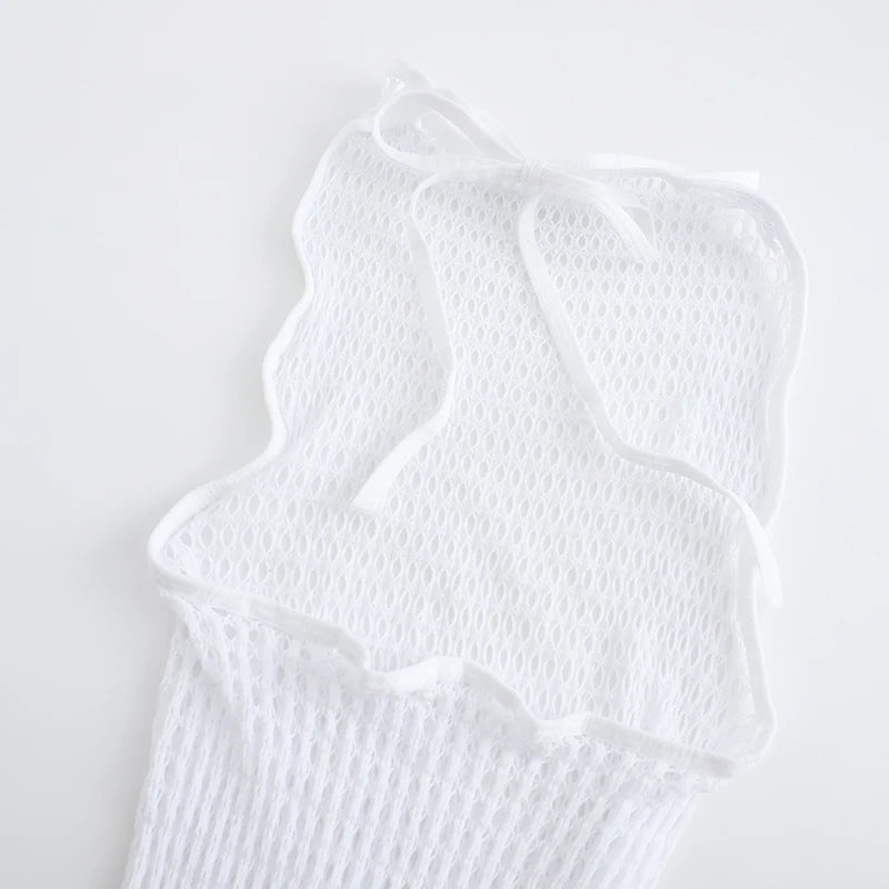 1PC Women Sexy Fishnet Cover Up Without Bikini Hollow Out See Through Bodycon Dress Beachwear Summer Women's Swimwear DS140 - 3KDyn