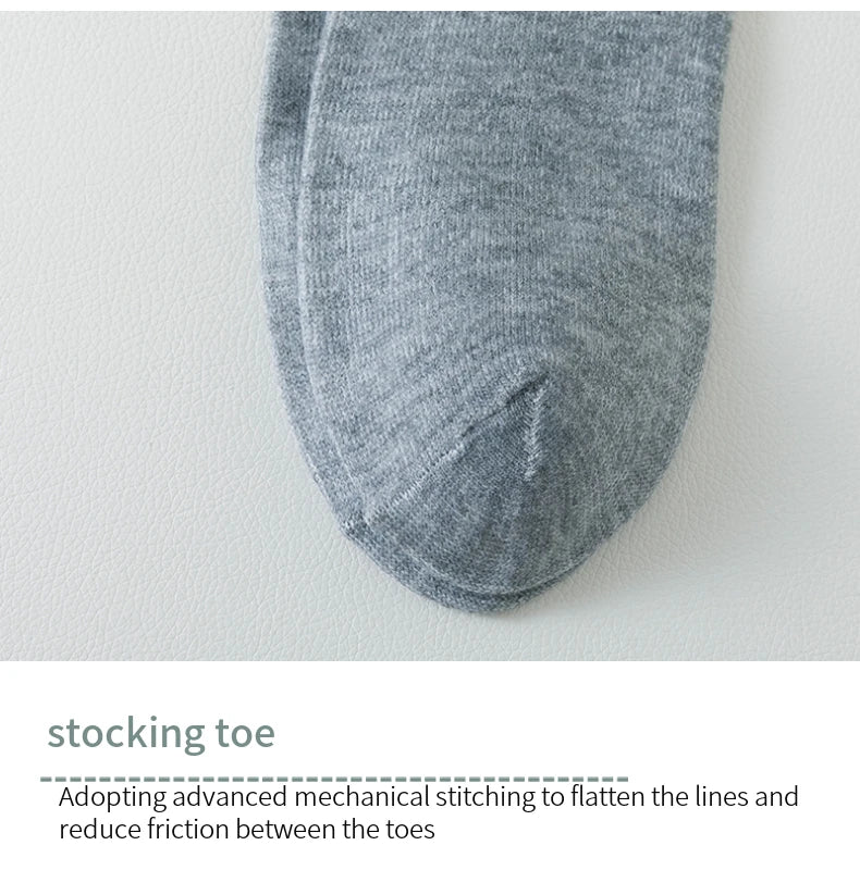 Unisex Mid-Crew Business Socks – 5 or 8 Pairs, Soft & Breathable - 3KDyn