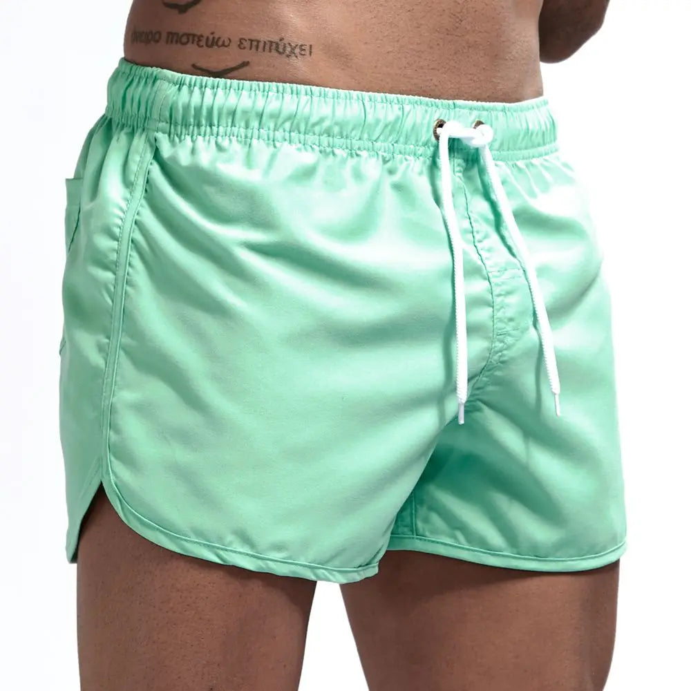 Men’s Quick-Dry Swim Trunks with Drawstring - 3KDyn