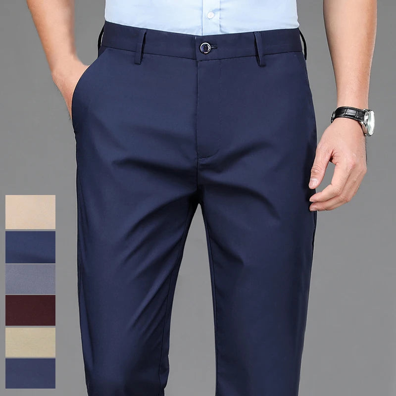 Men's Smart Casual Stretch Trousers - 3KDyn