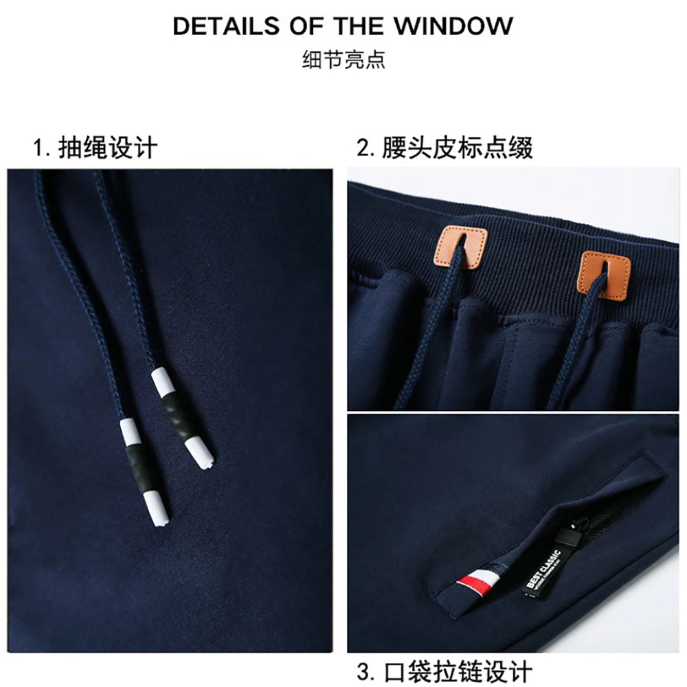 Men Casual Shorts New Summer Male Fashion Casual Short Men's Solid Color Fitness Breathable Shorts Men Drawstring Shorts - 3KDyn