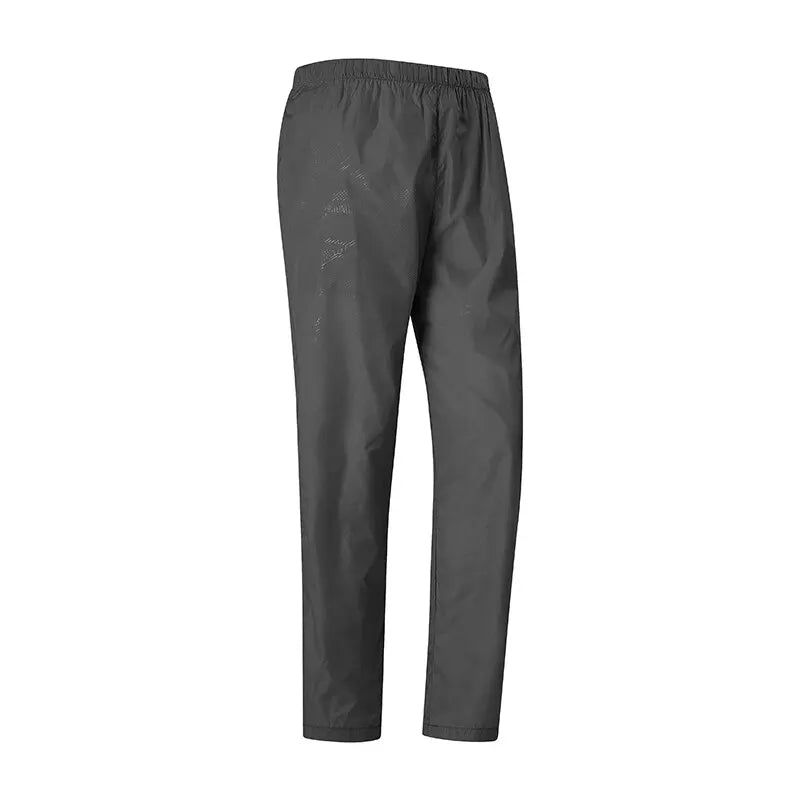 Dark gray pants on a white background
