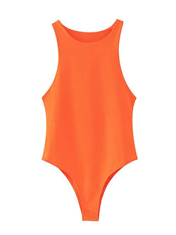 Summer Solid Color Bodycon Bodysuit – Sleek & Sexy - 3KDyn