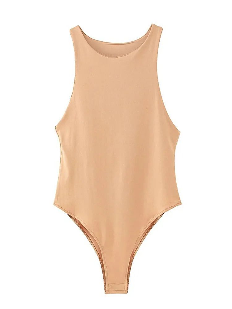Summer Solid Color Bodycon Bodysuit – Sleek & Sexy - 3KDyn