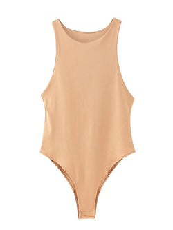 Summer Solid Color Bodycon Bodysuit – Sleek & Sexy - 3KDyn