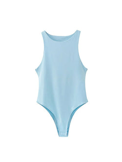 Summer Solid Color Bodycon Bodysuit – Sleek & Sexy - 3KDyn