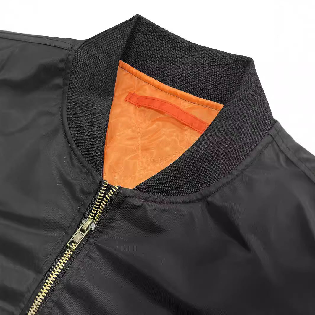 Men’s lightweight nylon bomber jacket