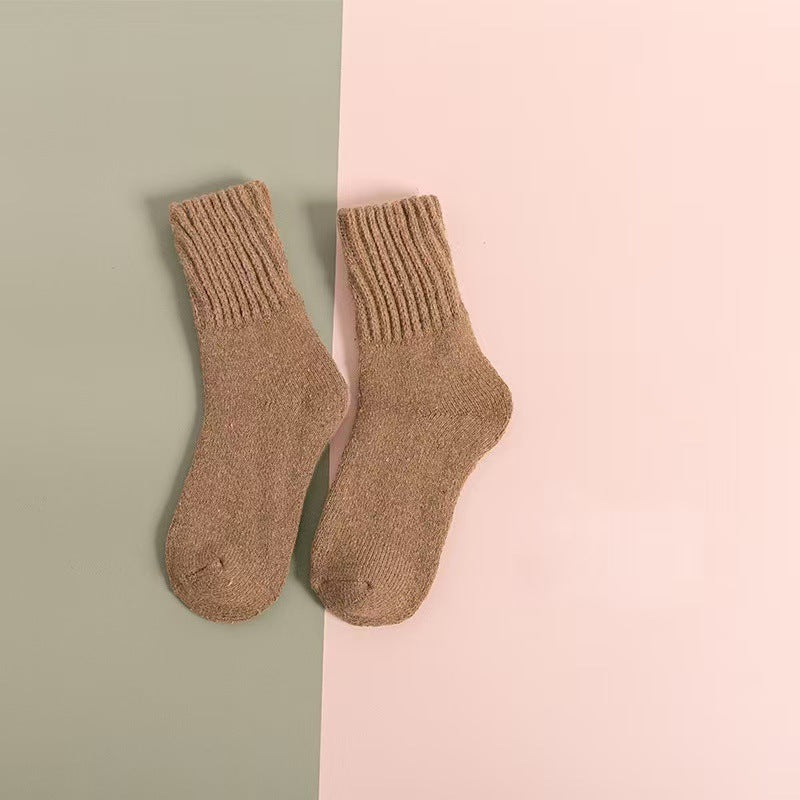 Thermal Knit Socks – Cozy Mid-Calf, One Size - 3KDyn