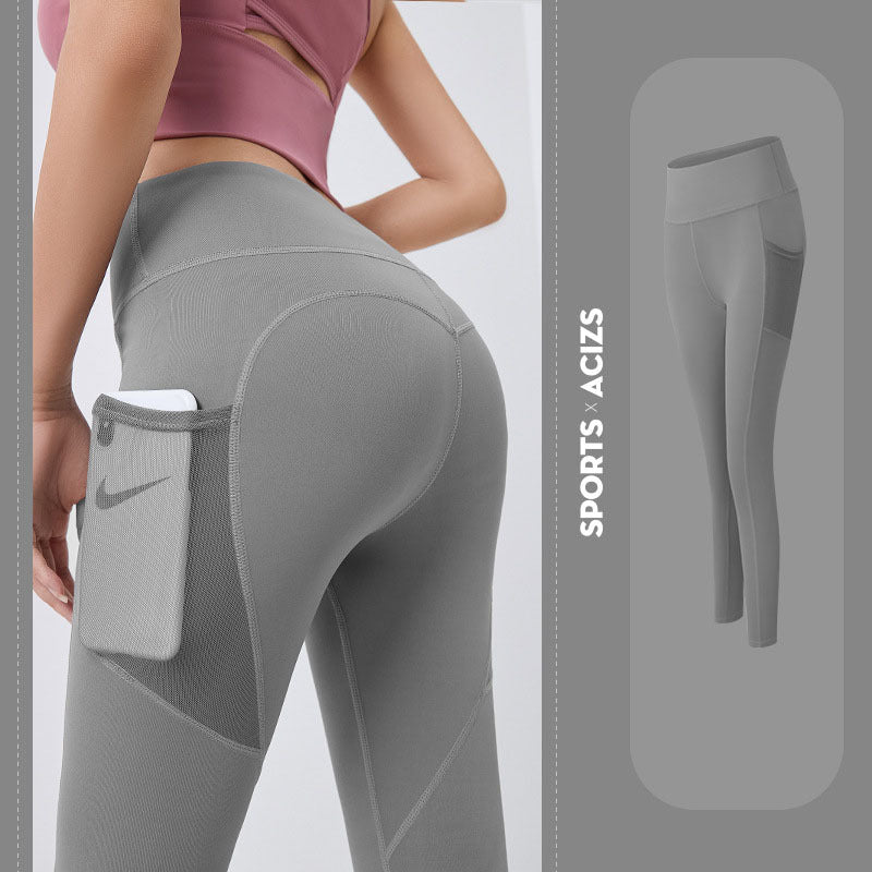 Yoga Pants Women With Pocket Leggings Sport Girl Gym Leggings Women Tummy Control Jogging Tights Female Fitness Pants - 3KDyn