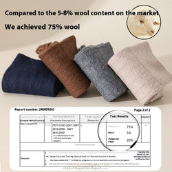 Wool Thermal Socks – Fleece-Lined Mid-Calf
