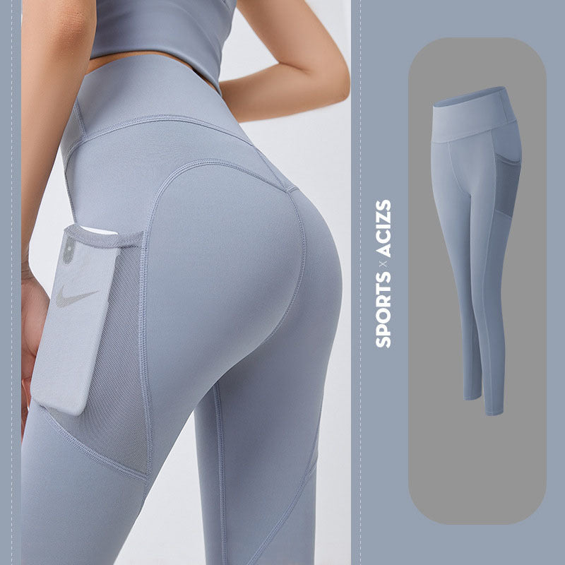Yoga Pants Women With Pocket Leggings Sport Girl Gym Leggings Women Tummy Control Jogging Tights Female Fitness Pants - 3KDyn