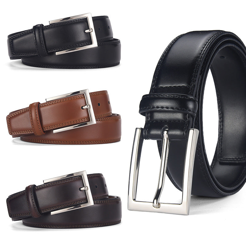 Men's Genuine Leather Pin Buckle Belt – product image 9