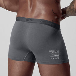 Men’s Modal‑Cotton Boxer Briefs – High Waist, Comfort Fit - 3KDyn